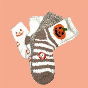 4 Pair Women's Cozy Soft Touch Crew Halloween/Fall Socks~Brand New~Sock Sz 9-11